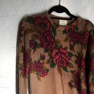 Urban outfitter rose sweater